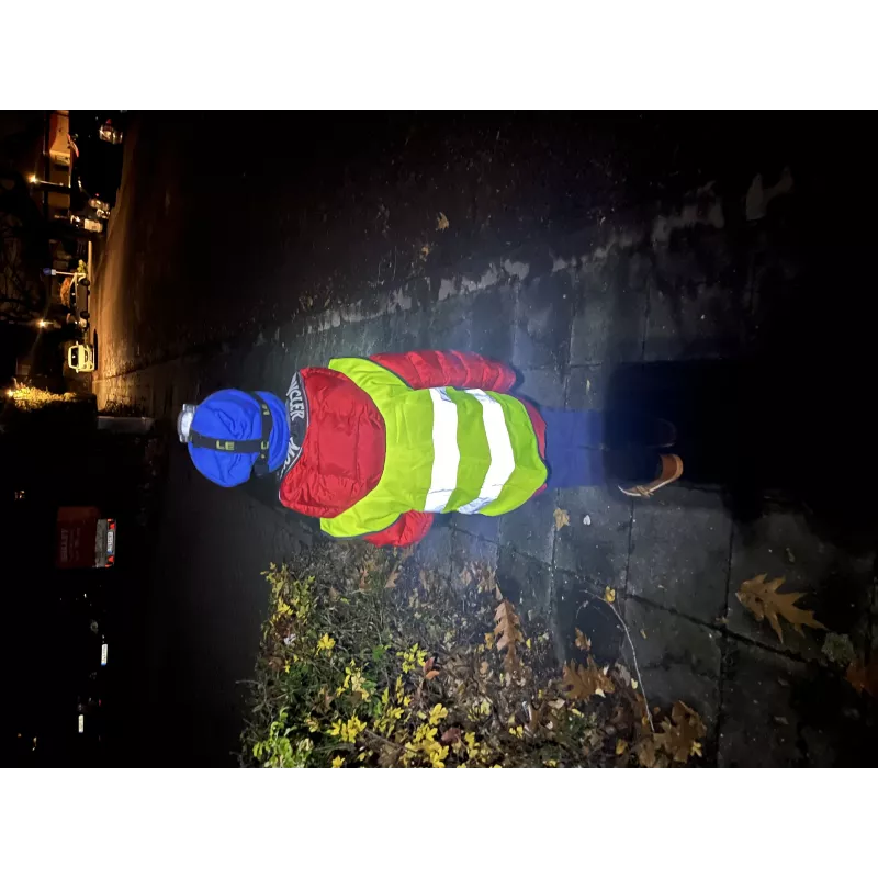 IWH 453502 Gilet di sicurezza per bambini EN 1150, giallo fluorescente, chiusura a velcro, unisex