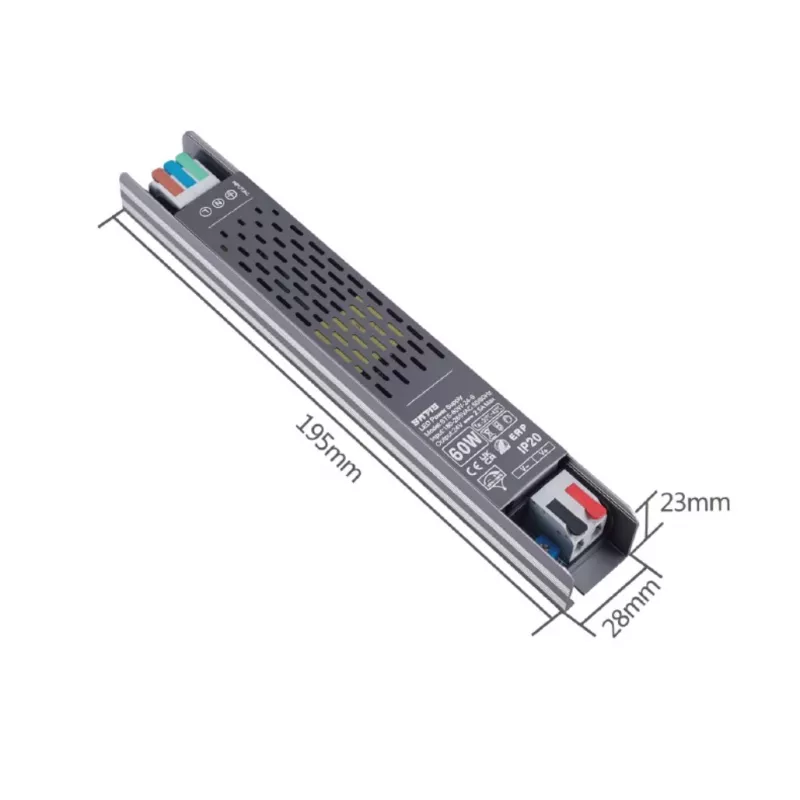 SYNERGY21 S21-LED-026124 Alimentatore LED Slim Line 24V 60W