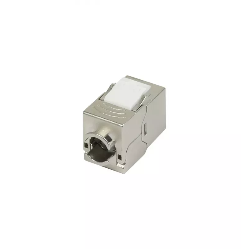 SYNERGY21 S216338V2 Jack Keystone CAT6A schermato, senza attrezzi, Slim-line, RJ45, 500 MHz