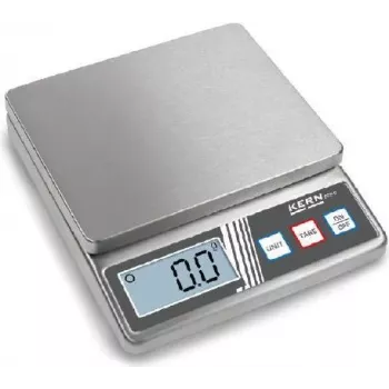KERN FOB 5K1S Bilancia postale digitale, 5 kg di capacità, 1 g di leggibilità, argento