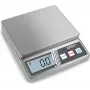 KERN FOB 5K1S Bilancia postale digitale, 5 kg di capacità, 1 g di leggibilità, argento
