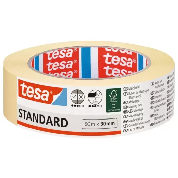 tesa 05087 Nastro per mascheratura 50 m x 30 mm giallo 05087-00000-03