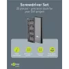 Goobay 77836 set cacciaviti di precisione 24 pezzi con portabit magnetico