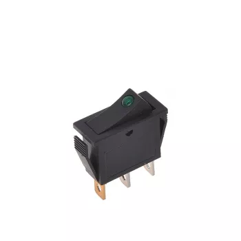 IWH interruttore a bilanciere verde 12V/24V 10A SPST LED illuminato montaggio a pannello 19030