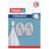 tesa gancio permanente ovale metallo cromato 6 kg autoadesivo 66611-00000-00