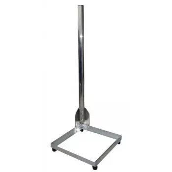 WEIß BS4040 supporto per balcone in alluminio base 40x40 cm, palo 1 m, diametro 48 mm 3040