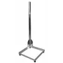 WEIß BS4040 supporto per balcone in alluminio base 40x40 cm, palo 1 m, diametro 48 mm 3040