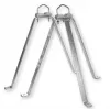WEIß MHZ5060 set staffa a parete acciaio 50cm bianco (39065)