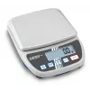 KERN EMS 12K0.1 bilancia di precisione, 12 kg x 0,1 g, piattaforma in acciaio inox, RS-232, funzionamento a rete/batteria