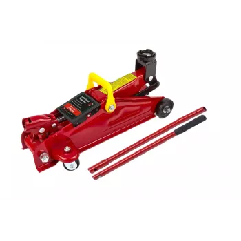 IWH cric sollevatore a carrello 2 t, campo di sollevamento 125–330 mm, rosso, idraulico 010008