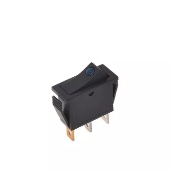 IWH interruttore a bilanciere blu 12V/24V 10A SPST ON-OFF illuminato montaggio a pannello 19028