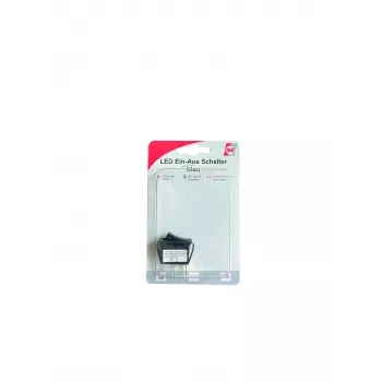 IWH interruttore a bilanciere blu 12V/24V 10A SPST ON-OFF illuminato montaggio a pannello 19028