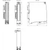 Siemens SIMATIC S7-1500 modulo di uscita digitale DQ 32x24VDC/0,5A, 32 canali, sourcing (PNP), connettore frontale push-in, diagnostica | 6ES75221BL100AA0