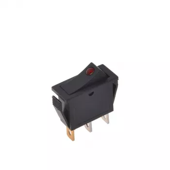 IWH Interruttore a bilanciere con illuminazione rossa 12V/24V 10A ON-OFF SPST 19029