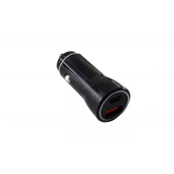 IWH caricabatterie da auto Dual USB-C 2.1A nero 019053