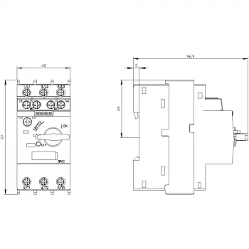 Siemens 3RV2021-1EA15 Interruttore automatico