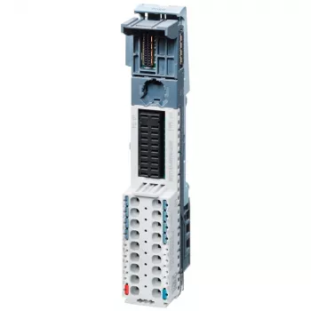 Siemens SIMATIC ET 200SP BaseUnit BU15-P16+A0+2D, Type A0, morsetti push-in, codice colore chiaro, 16 morsetti di processo, 2 morsetti di diagnostica, definisce il nuovo gruppo di potenziale P1 per sensori a 2 fili, montaggio su guida DIN, IP20 6ES71936BP000DU0
