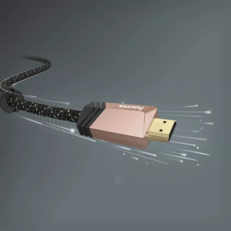 Hama 00205024 cavo HDMI 0,75 m HDMI Type-A (standard) nero, rosa