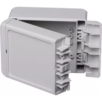 Bopla Bocube B 100806 ABS 7035 custodia da parete, 113 x 80 x 60 mm, grigio chiaro (RAL 7035), IP66/IP67