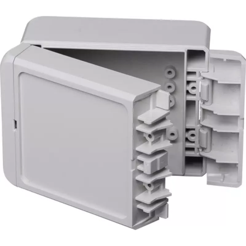 Bopla Bocube B 100806 ABS 7035 custodia da parete, 113 x 80 x 60 mm, grigio chiaro (RAL 7035), IP66/IP67