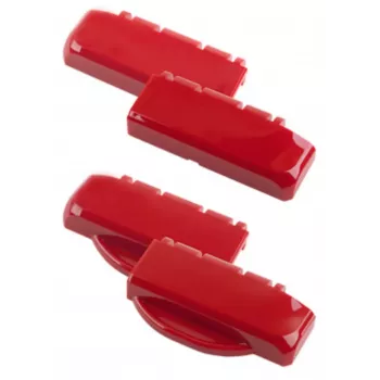 Bopla B SC HB PC-V0-3000 serratura a cerniera policarbonato rosso fuoco RAL 3000 100 x 27 x 48,3 mm 96910000