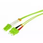 Tecline cavo patch in fibra ottica HD OM5, LC duplex su SC duplex, 50/125 µm, verde lime, 10 m 796LS10