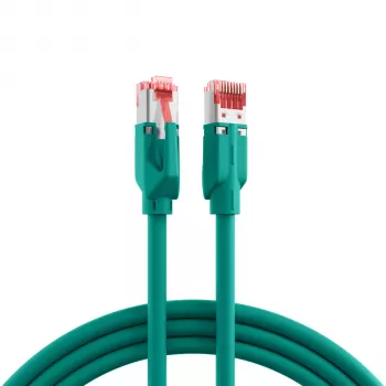 EFB-Elektronik cavo patch Cat.6A S/FTP LSZH, RJ45, verde, 25 m K8053.25