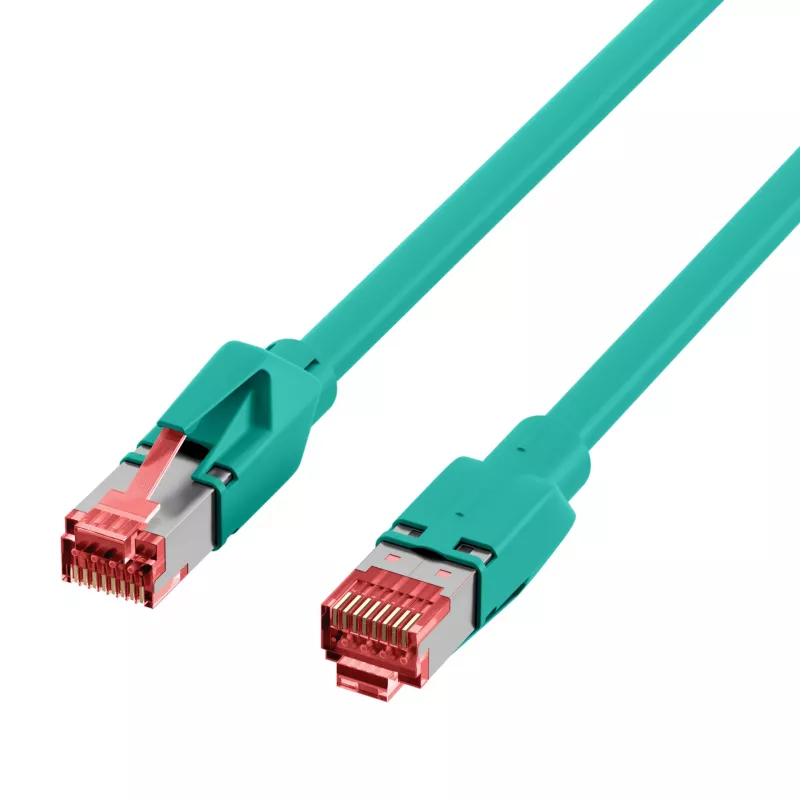 EFB-Elektronik cavo patch Cat.6A S/FTP LSZH, RJ45, verde, 25 m K8053.25