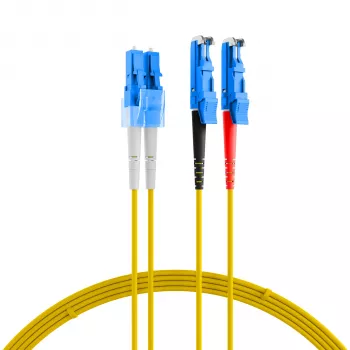 EFB-Elektronik duplex jumper LC-E2000 9/125µ OS2 LSZH giallo 2,0mm 1m O0364.1
