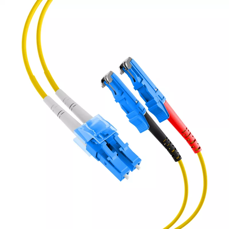 EFB-Elektronik duplex jumper LC-E2000 9/125µ OS2 LSZH giallo 2,0mm 1m O0364.1
