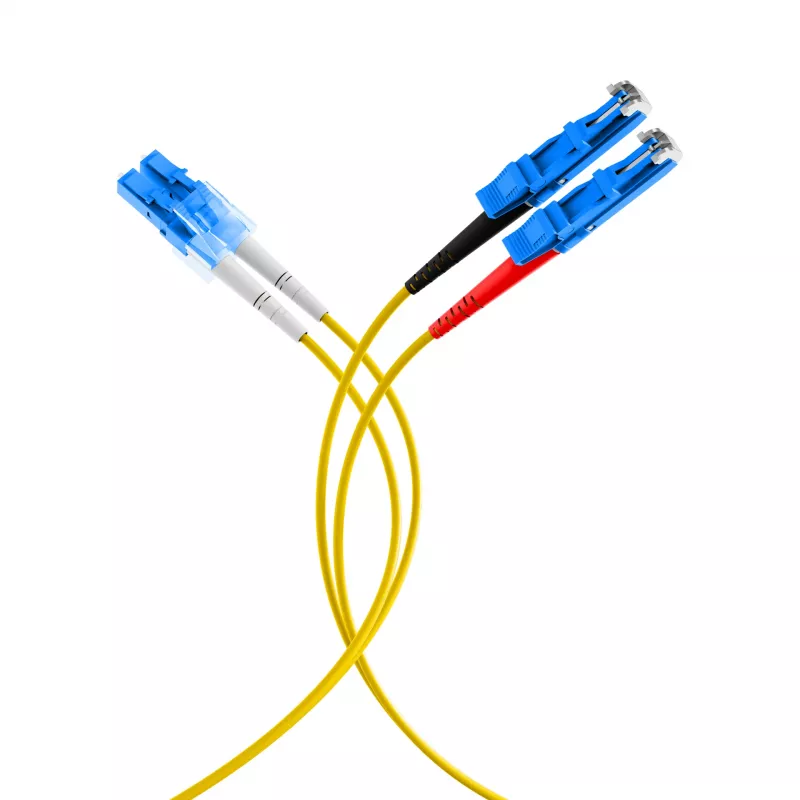 EFB-Elektronik duplex jumper LC-E2000 9/125µ OS2 LSZH giallo 2,0mm 1m O0364.1