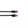 EFB Elektronik K0700SW.0,5 cavo patch Cat.7 S/FTP LSZH, 0,5 m, nero