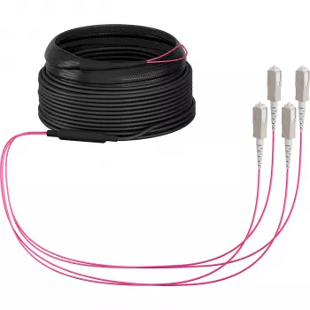 EFB Elektronik cavo trunk in fibra ottica multimodale OM4, 4 fibre, SC su SC, 30 m, LSZH, Dca O8301S30OM4