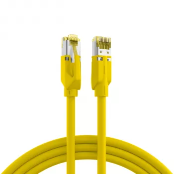 EFB Elektronik cavo patch RJ45 Cat.6A S/FTP LSZH giallo 0,15m (K8560GE.0,15)