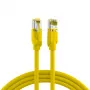 EFB Elektronik cavo patch RJ45 Cat.6A S/FTP LSZH giallo 0,15m (K8560GE.0,15)