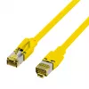 EFB Elektronik cavo patch RJ45 Cat.6A S/FTP LSZH giallo 0,15m (K8560GE.0,15)