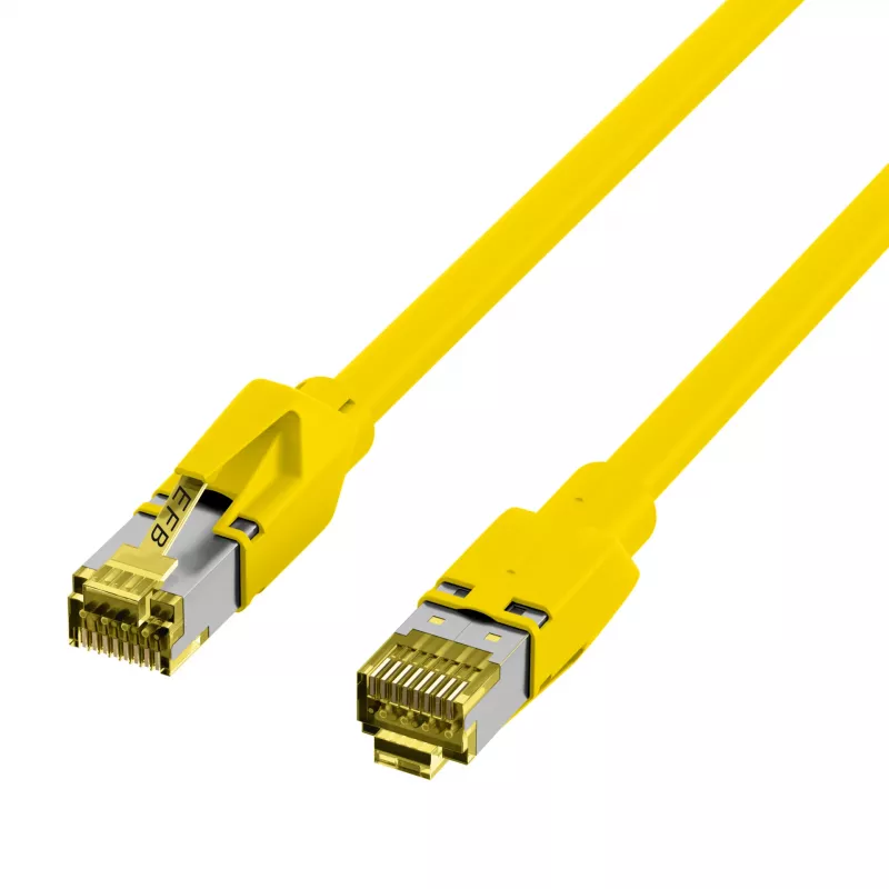 EFB Elektronik cavo patch RJ45 Cat.6A S/FTP LSZH giallo 0,15m (K8560GE.0,15)