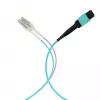 EFB MTP su LC cavo patch fan-out 12 fibre OM3 LSZH Aqua, 7,5 m MTPF12LCOM3-7,5