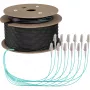 EFB Elektronik cavo trunk U-DQ ZN BH OM3 12G 1x12 LC-LC 100m Dca LSZH - 100 m O8342S100OM3