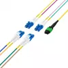 EFB Elektronik cavo trunk MPO-PLUS/APC(F)-LC OS2 8 fibre tipo B, LSZH, giallo, 1m MPOF08LCOS2-1