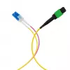 EFB Elektronik cavo trunk MPO-PLUS/APC(F)-LC OS2 8 fibre tipo B, LSZH, giallo, 1m MPOF08LCOS2-1
