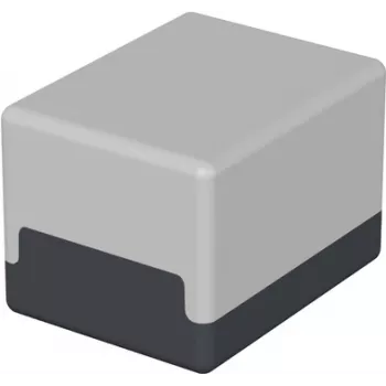 BOPLA E 408 custodia in polistirene, grigio, 65 x 50 x 45 mm, IP40, chiusura a vite