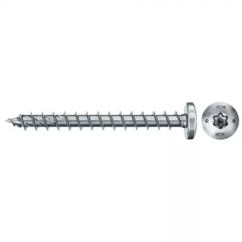 Fischer Power-Fast II CZF 670636 viti per truciolare 4,5 x 40 mm Pozidriv PZ2 acciaio zincato, 200 pezzi