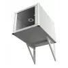EFB elemento di supporto per armadio a parete profondità 800 mm RAL 9005 set da 2 (691900TS)