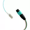 MPO-PLUS (M) a LC cavo fanout OM3 12 fibre tipo B LSZH acqua 0,4 m MPOM12LCOM3-0,4