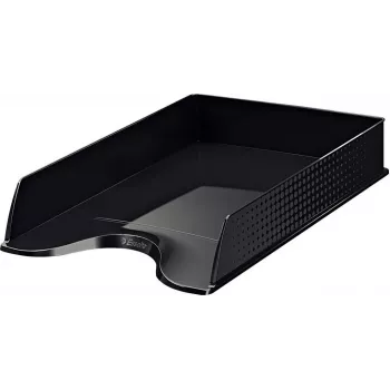 LEITZ Esselte Fusion A4 vassoio portadocumenti, nero, impilabile, confezione da 10 (623692)