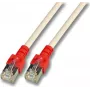 EFB K5450.2 cavo patch crossover RJ45 SF/UTP Cat.5e CCA 2m grigio con ghiera rossa