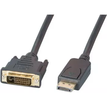 EFB Elektronik Cavo DisplayPort a DVI-D, 2 m, nero, stampato, viti zigrinate K5564SW.2