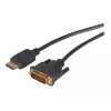 EFB Elektronik Cavo DisplayPort a DVI-D, 2 m, nero, stampato, viti zigrinate K5564SW.2