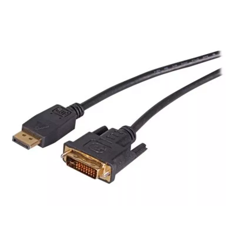 EFB Elektronik Cavo DisplayPort a DVI-D, 2 m, nero, stampato, viti zigrinate K5564SW.2
